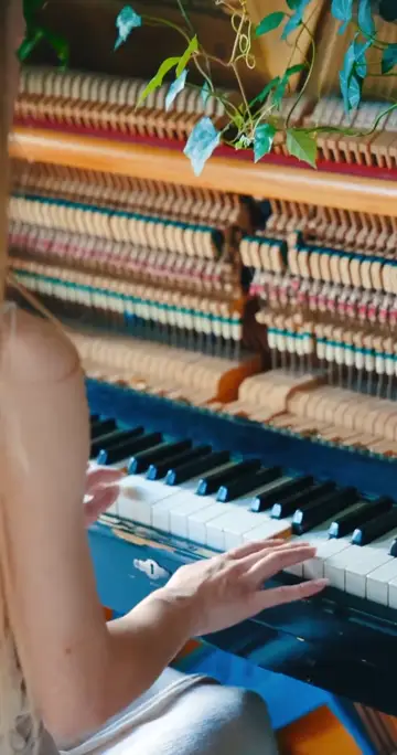 Cận cảnh phím đàn piano